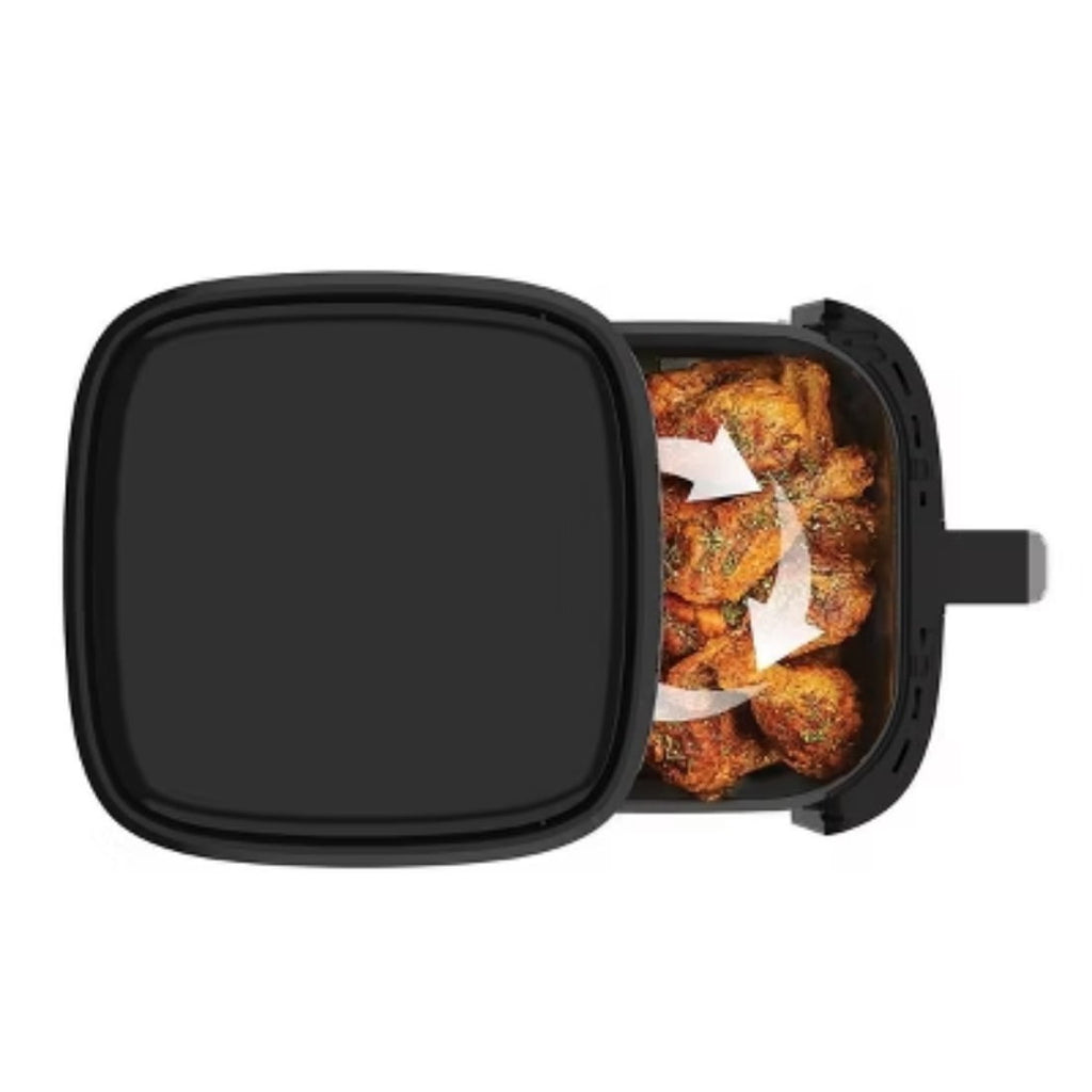 Air Fryer with 8.4 QT XL Capacity, 9 Presets, 1700W, 400°F, Ceramic Coated Tray, LED Touchscreen