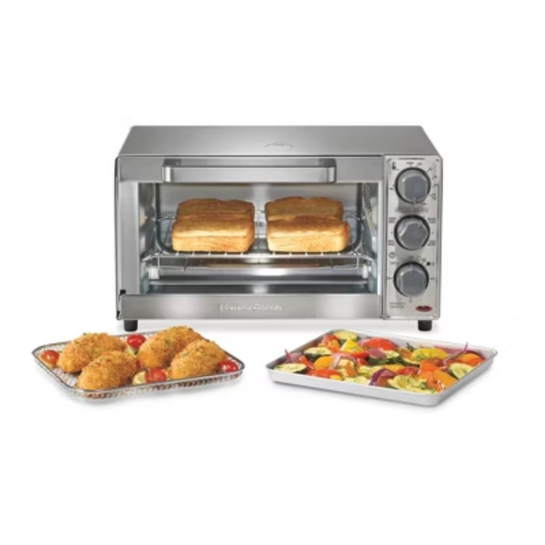 8-Mode Sure-Crisp Air Fry Toaster Oven with Quartz Heating, 1120W, Fits 9" Pizza &amp; 3lb Chicken