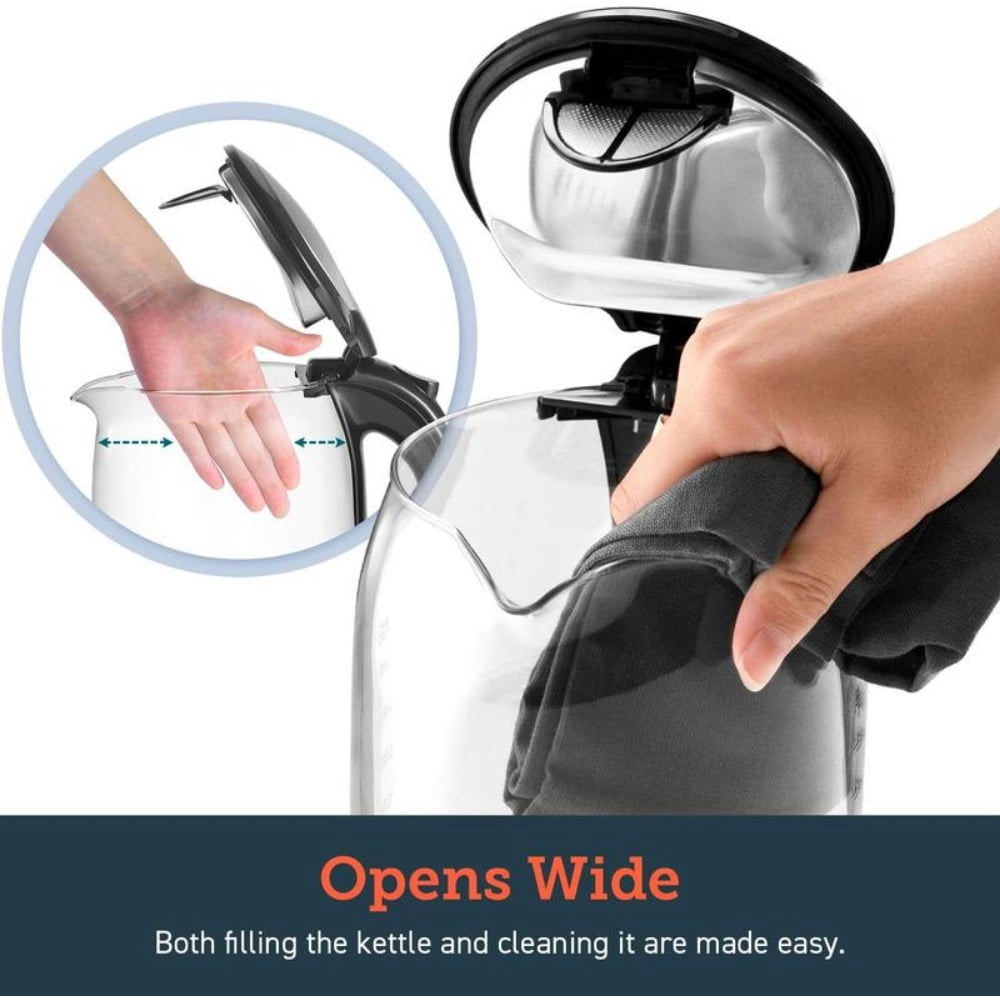 171 Electric Kettle 1.8QT Speed-Boil, Auto Shut-Off, Boil-Dry Protection, LED Indicator, BPA-Free, Perfect for Coffee Lovers