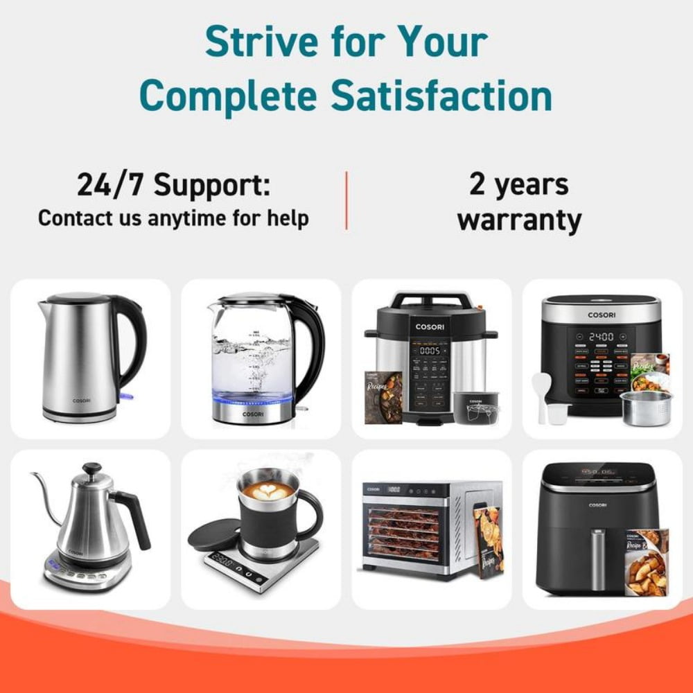 171 Electric Kettle 1.8QT Speed-Boil, Auto Shut-Off, Boil-Dry Protection, LED Indicator, BPA-Free, Perfect for Coffee Lovers