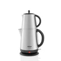 Silver Stainless Steel Dishwasher Safe Electric Turkish Tea Maker