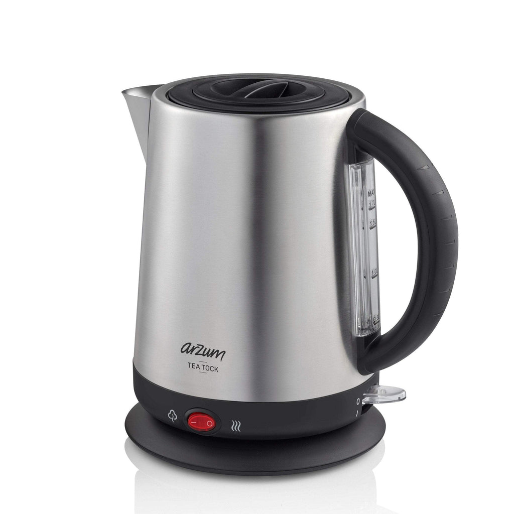Silver Stainless Steel Dishwasher Safe Electric Turkish Tea Maker