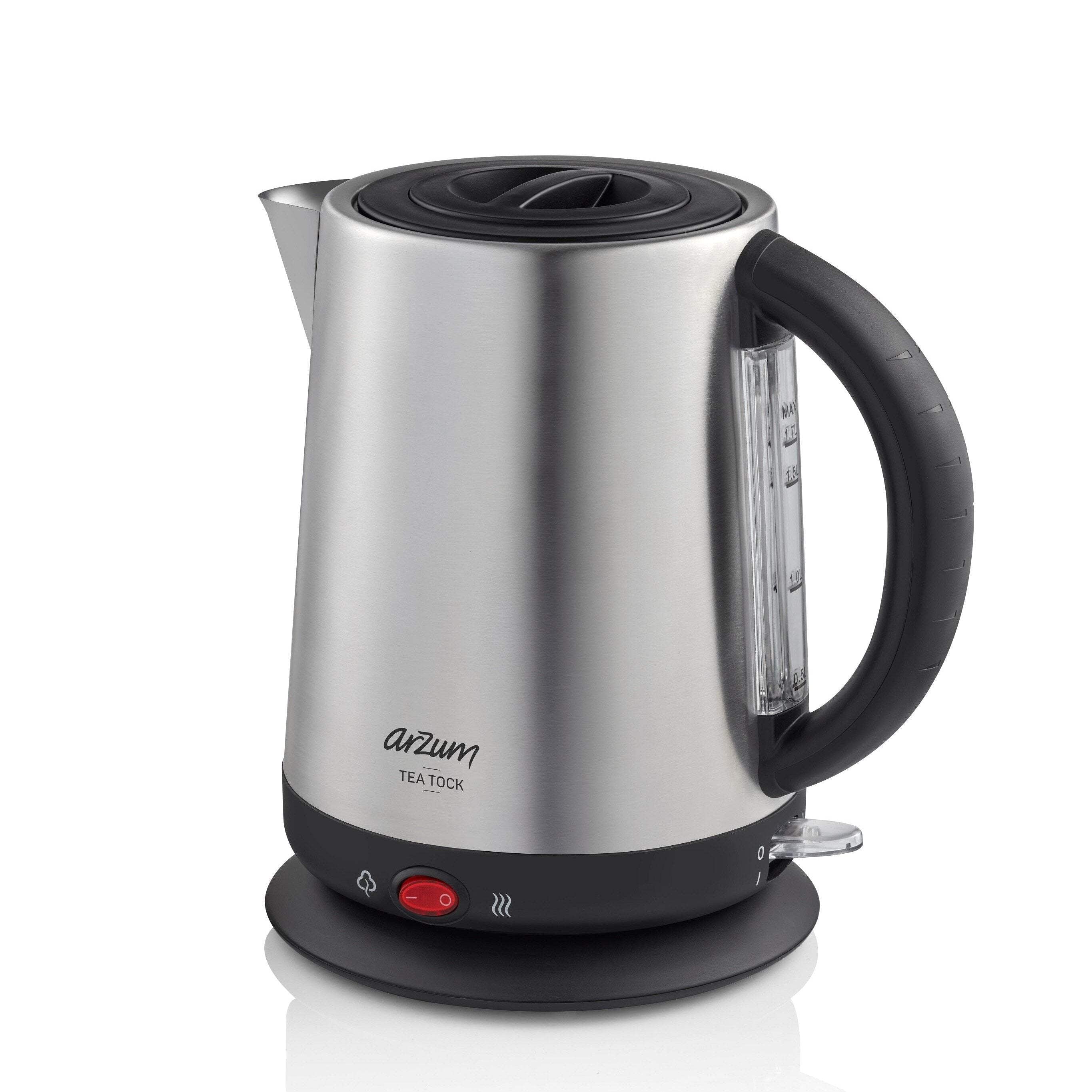 Silver Stainless Steel Dishwasher Safe Electric Turkish Tea Maker