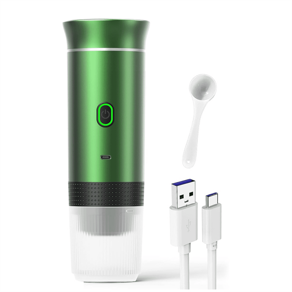 Portable Electric Espresso Coffee Maker Mini Travel Coffee Maker Instant Self-Heating Rechargeable for Camping Office