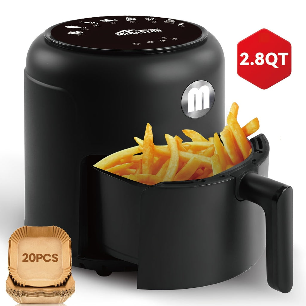 6.5QT/2.8QT Smart Touch Screen Viewable Window Air Fryer