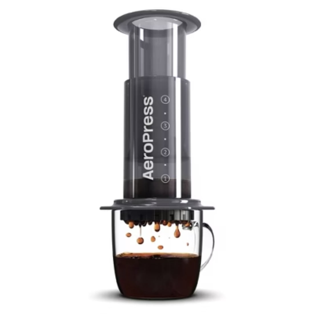 Manual Single Serve Coffee Maker, 8 oz Capacity, Includes Scoop &amp; Paper Filters