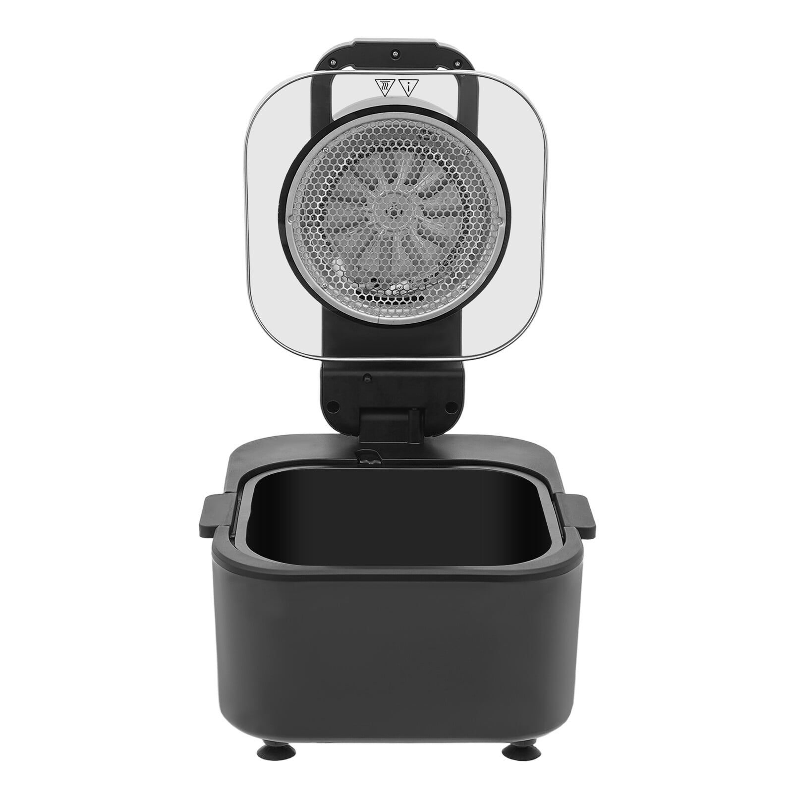 Black Oil-Free Air Fryer, 9L 1350W 6 Functions LCD Screen 360° Hot Air Family Gathering