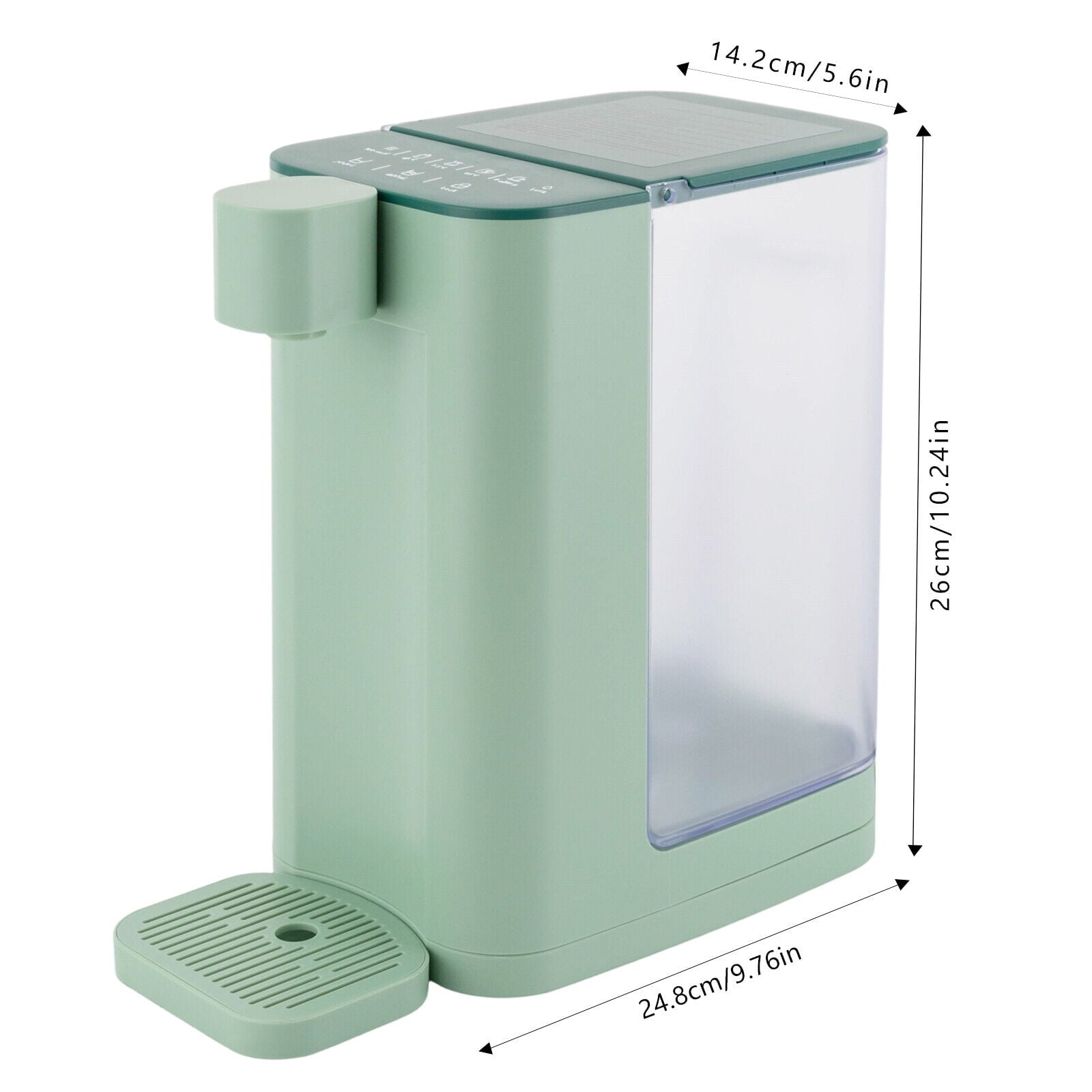 1600W 3L Electric Kettle Adjustable Temperature, Instant Hot Water Dispenser Quick Heating