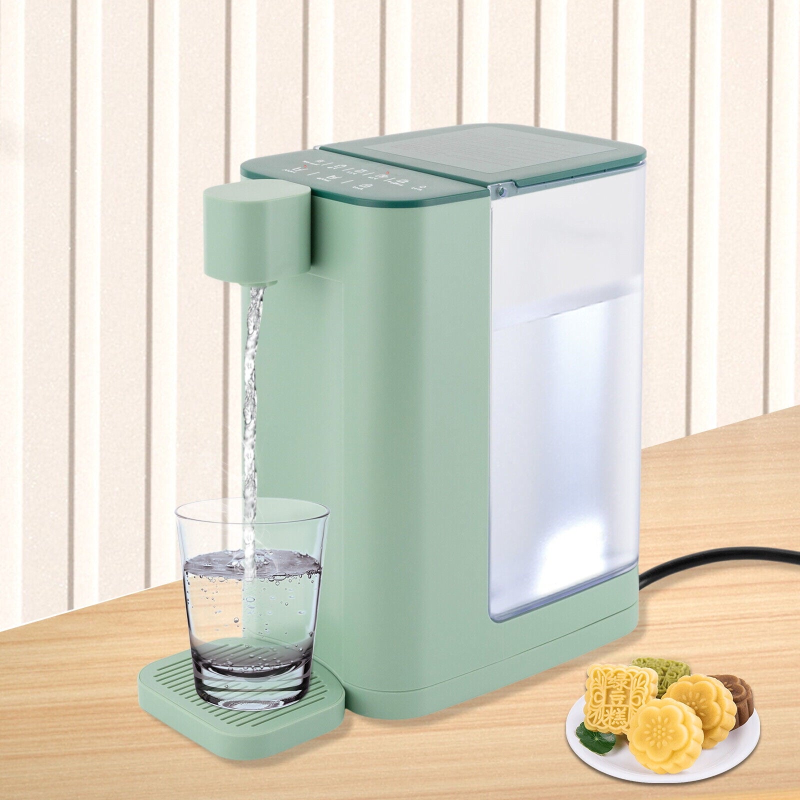 1600W 3L Electric Kettle Adjustable Temperature, Instant Hot Water Dispenser Quick Heating