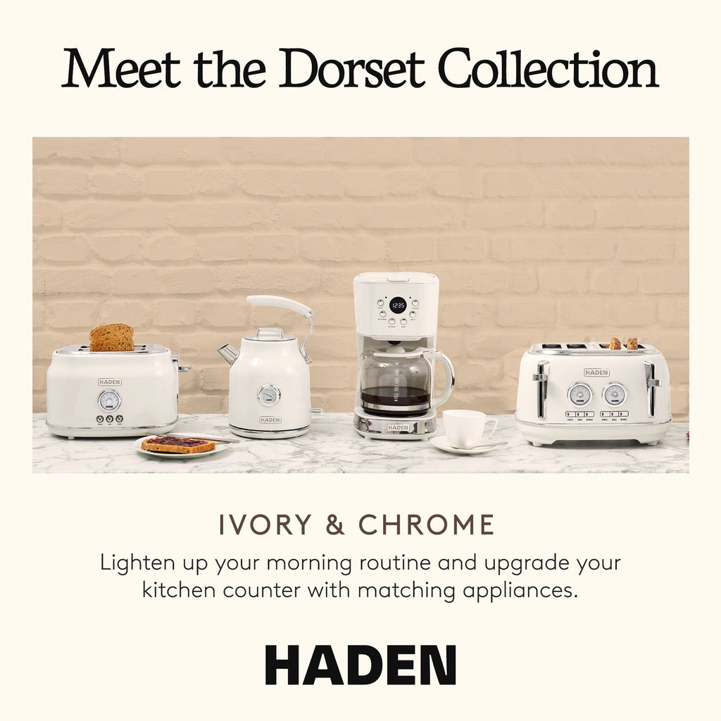 Haden Dorset Stainless Steel Electric Kettle - 1.7L (7 Cup) Tea Kettle