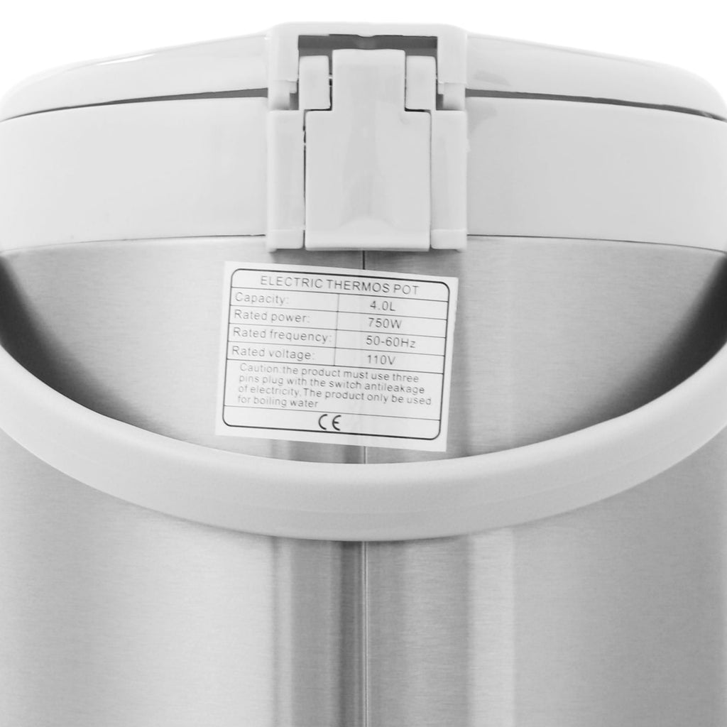 Grey 304 Stainless Steel 20×38cm Electric Kettle 4l Large-Capacity Three-Mode Water Outlet Thermal Insulation Electric Kettle