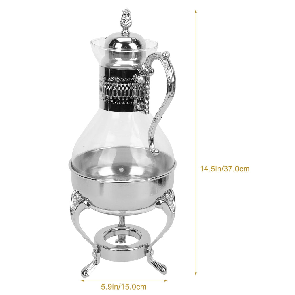 Cafe Heated Coffee Pot Exquisite Workmanship Safe to Use