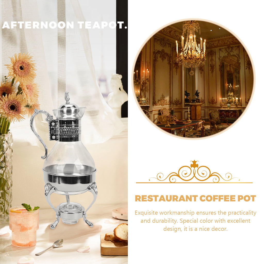 Cafe Heated Coffee Pot Exquisite Workmanship Safe to Use