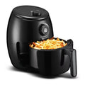 2.1qt Air Fryer - Black, Cook up to 1.5lbs, 30min timer, 395°F thermostat