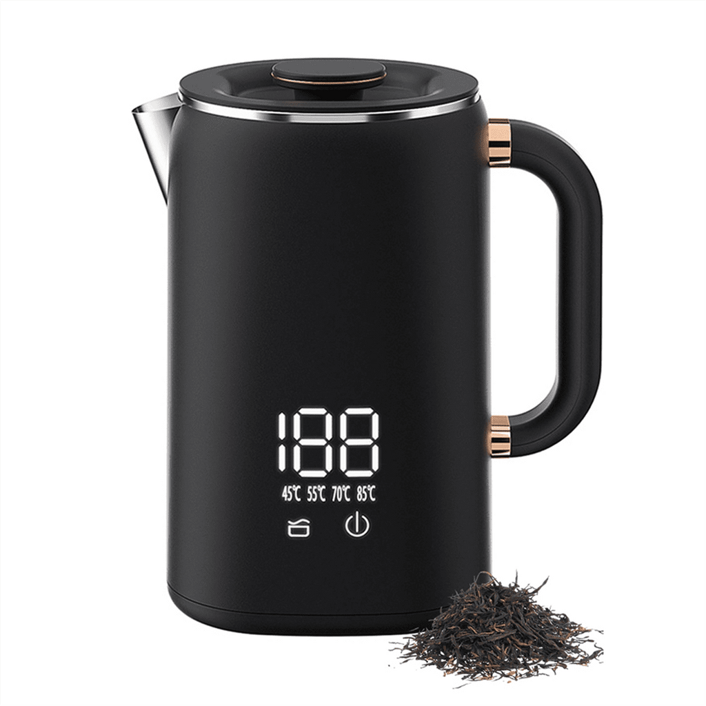 Electric Kettle Suitable for Making Tea and Coffee,Digital Display Temperature Control DoubleLayer Insulation Kettle(US),1 * hot water kettle