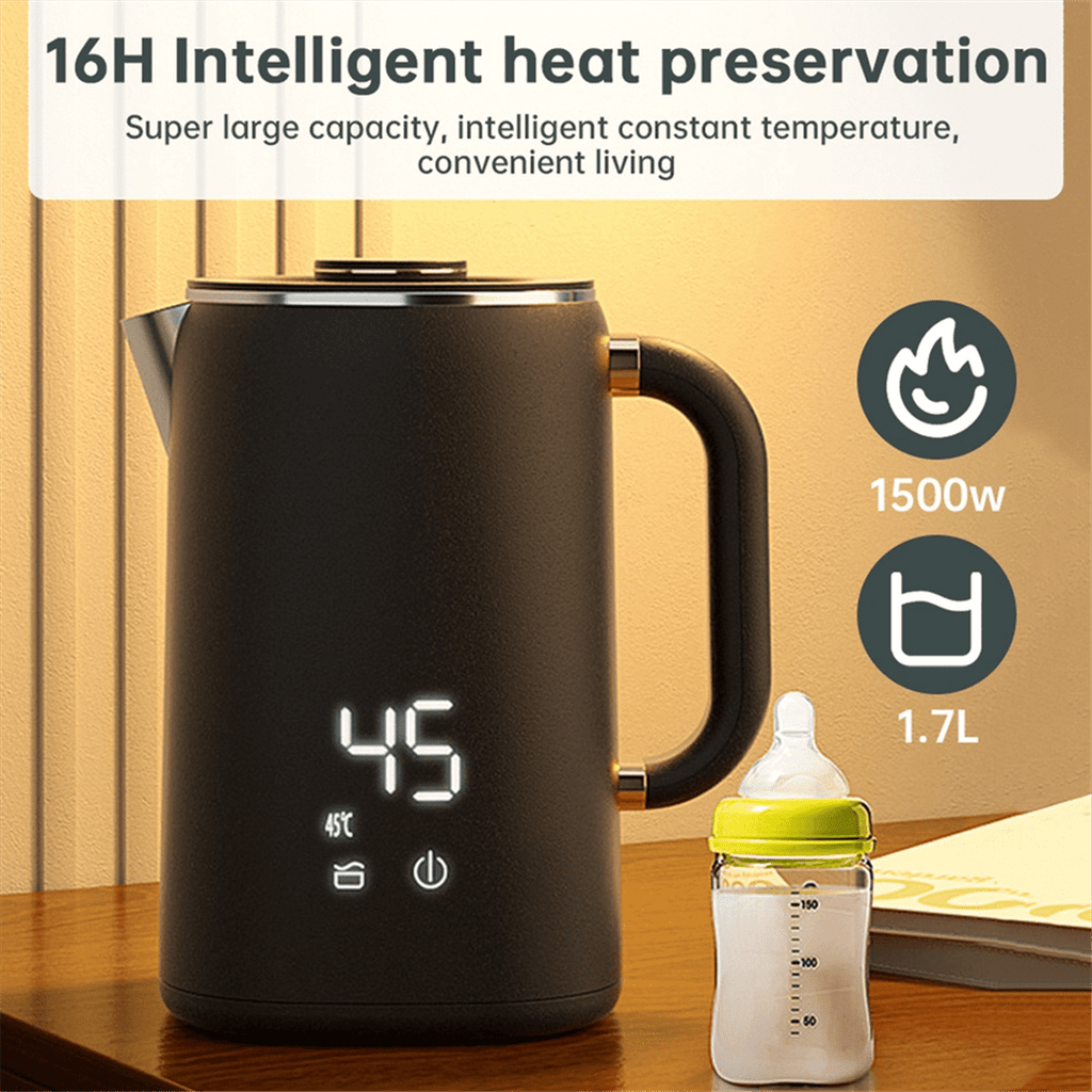 Electric Kettle Suitable for Making Tea and Coffee,Digital Display Temperature Control DoubleLayer Insulation Kettle(US),1 * hot water kettle
