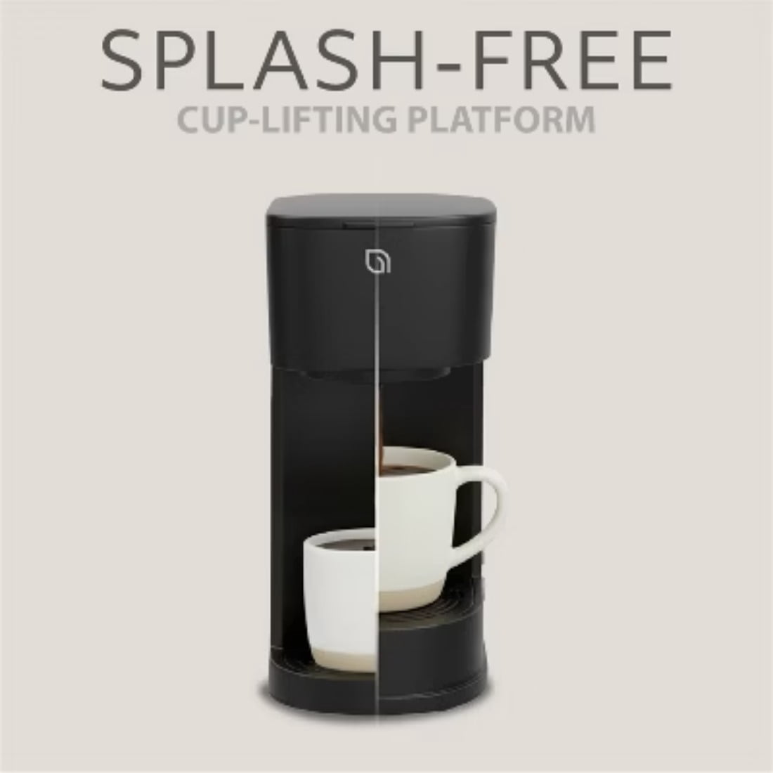Single-Serve Coffee Maker, 12 Cup Capacity, Uses K-Cups, Ground Coffee, Coffee Pods, 96 fl oz Capacity, 12 oz Cup Size