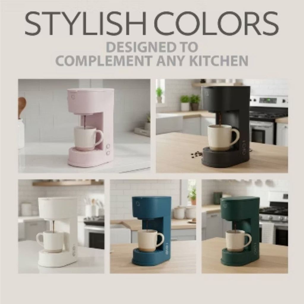 Single-Serve Coffee Maker, 12 Cup Capacity, Uses K-Cups, Ground Coffee, Coffee Pods, 96 fl oz Capacity, 12 oz Cup Size