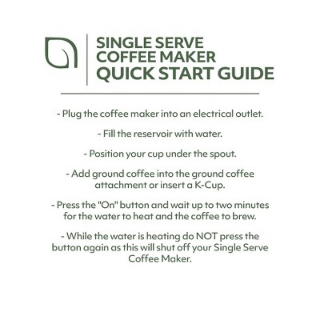 Single-Serve Coffee Maker, 12 Cup Capacity, Uses K-Cups, Ground Coffee, Coffee Pods, 96 fl oz Capacity, 12 oz Cup Size