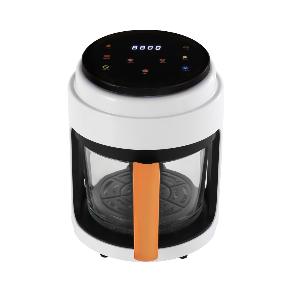 Hot Air Fryer, Air Fryer with Touch Screen, Viewing Glass Air Fryer for Family