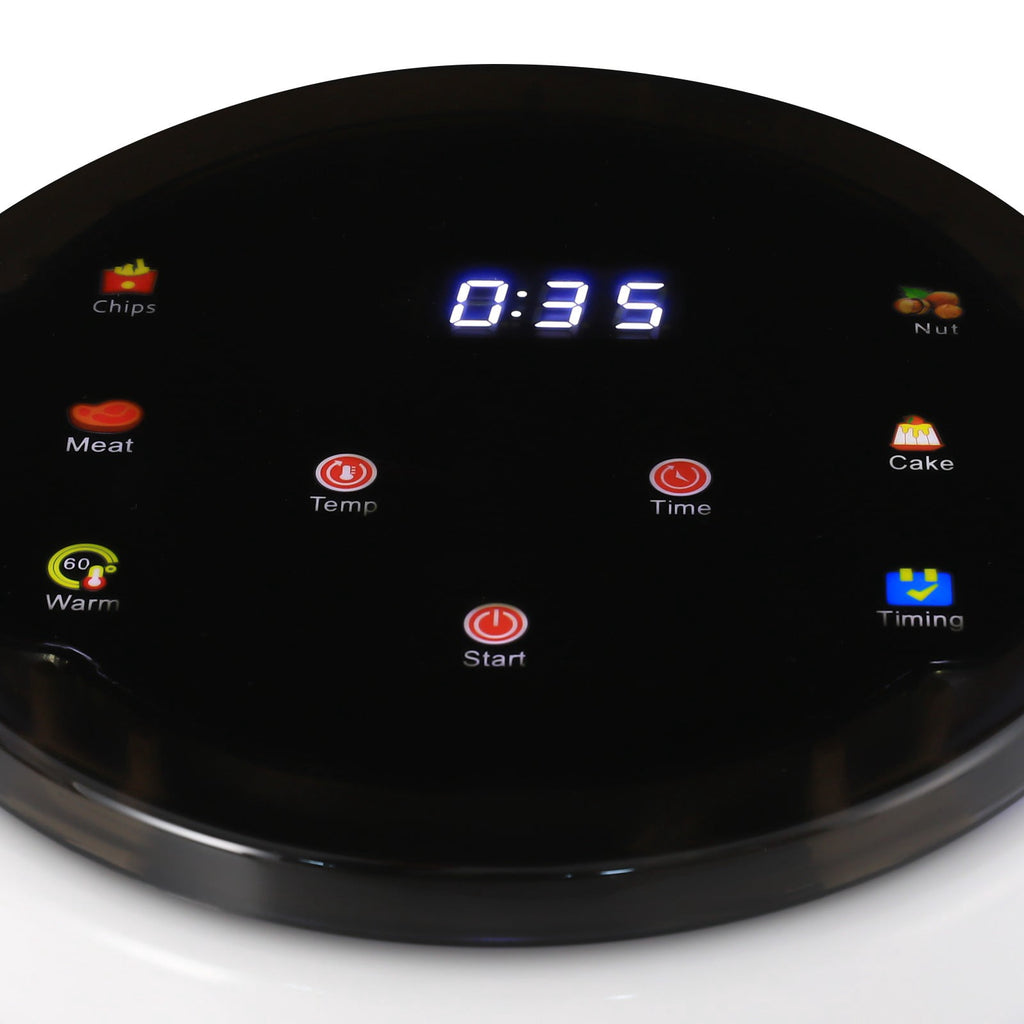 Hot Air Fryer, Air Fryer with Touch Screen, Viewing Glass Air Fryer for Family