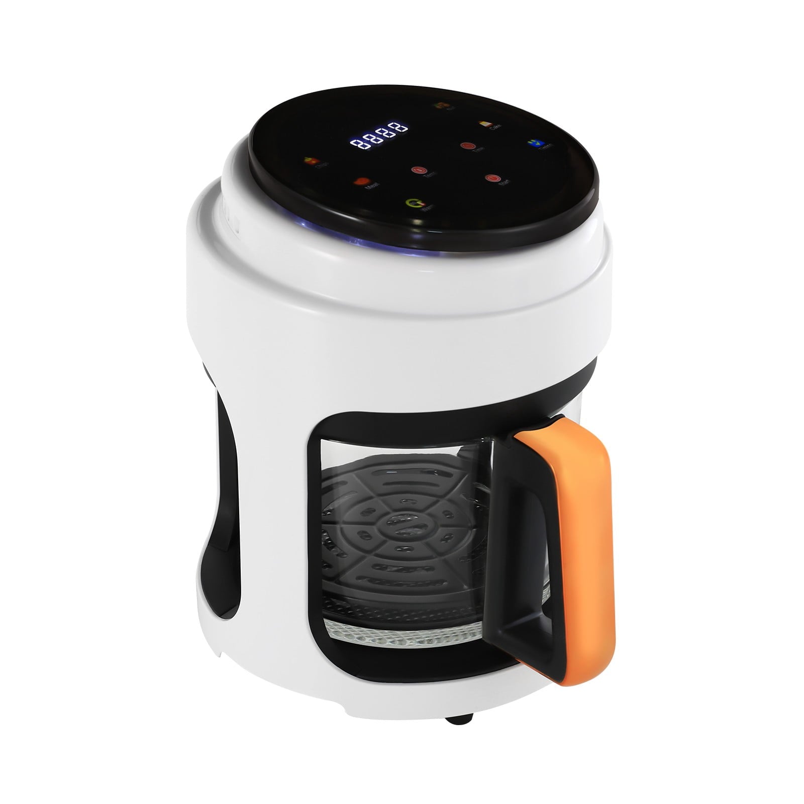 Hot Air Fryer, Air Fryer with Touch Screen, Viewing Glass Air Fryer for Family