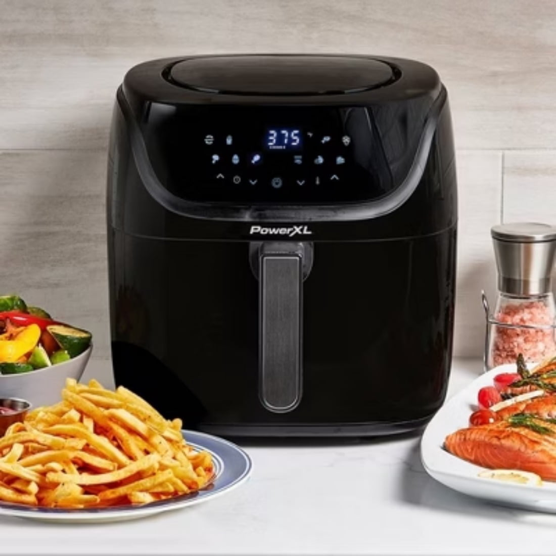 Air Fryer 8qt - Black: 1700W, Nonstick, Dishwasher-Safe, Automatic Shut-Off