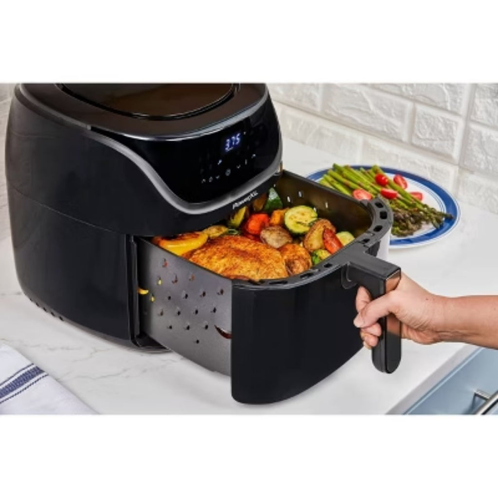 Air Fryer 8qt - Black: 1700W, Nonstick, Dishwasher-Safe, Automatic Shut-Off