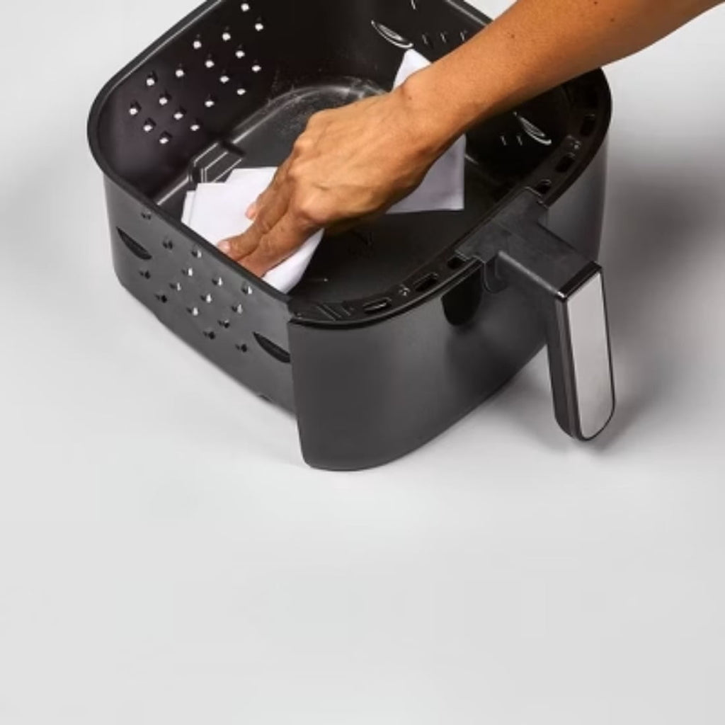Air Fryer 8qt - Black: 1700W, Nonstick, Dishwasher-Safe, Automatic Shut-Off