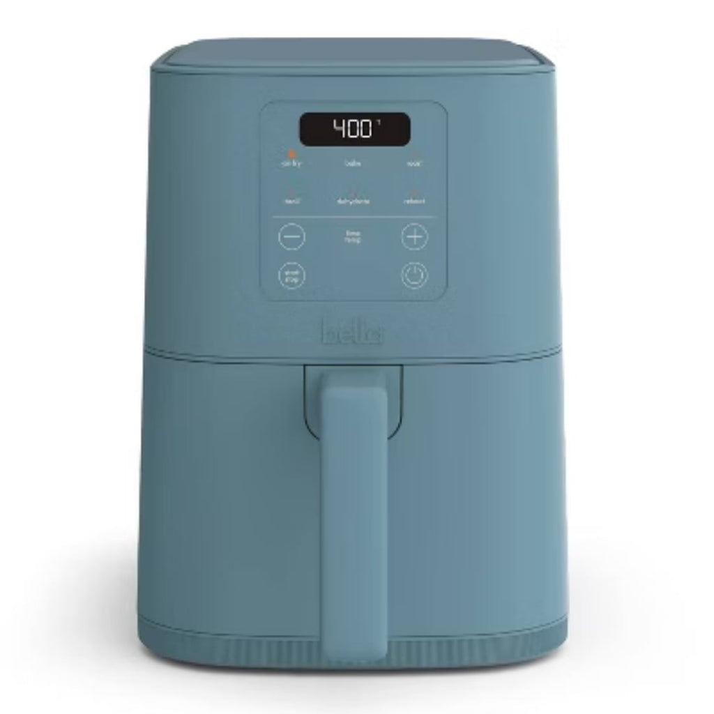 4qt Slim Air Fryer, 1300 Watts, 128 Ounces Capacity, 11.14x8.22x14.56 Inches, 7.27 Pounds