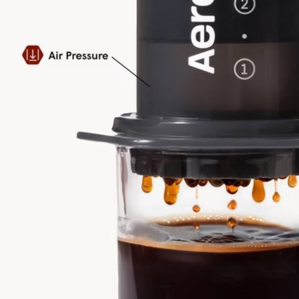 Manual Single Serve Coffee Maker, 8 oz Capacity, Includes Scoop &amp; Paper Filters
