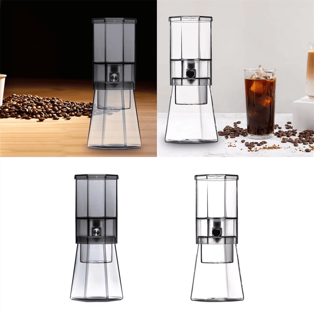 Portable Cold Brew Coffee Maker - Easy Clean, Ideal for Office, Camping &amp; Home Use, Protable &amp; Compact Design B,1 x Cold Brew Coffee Maker,Transparent