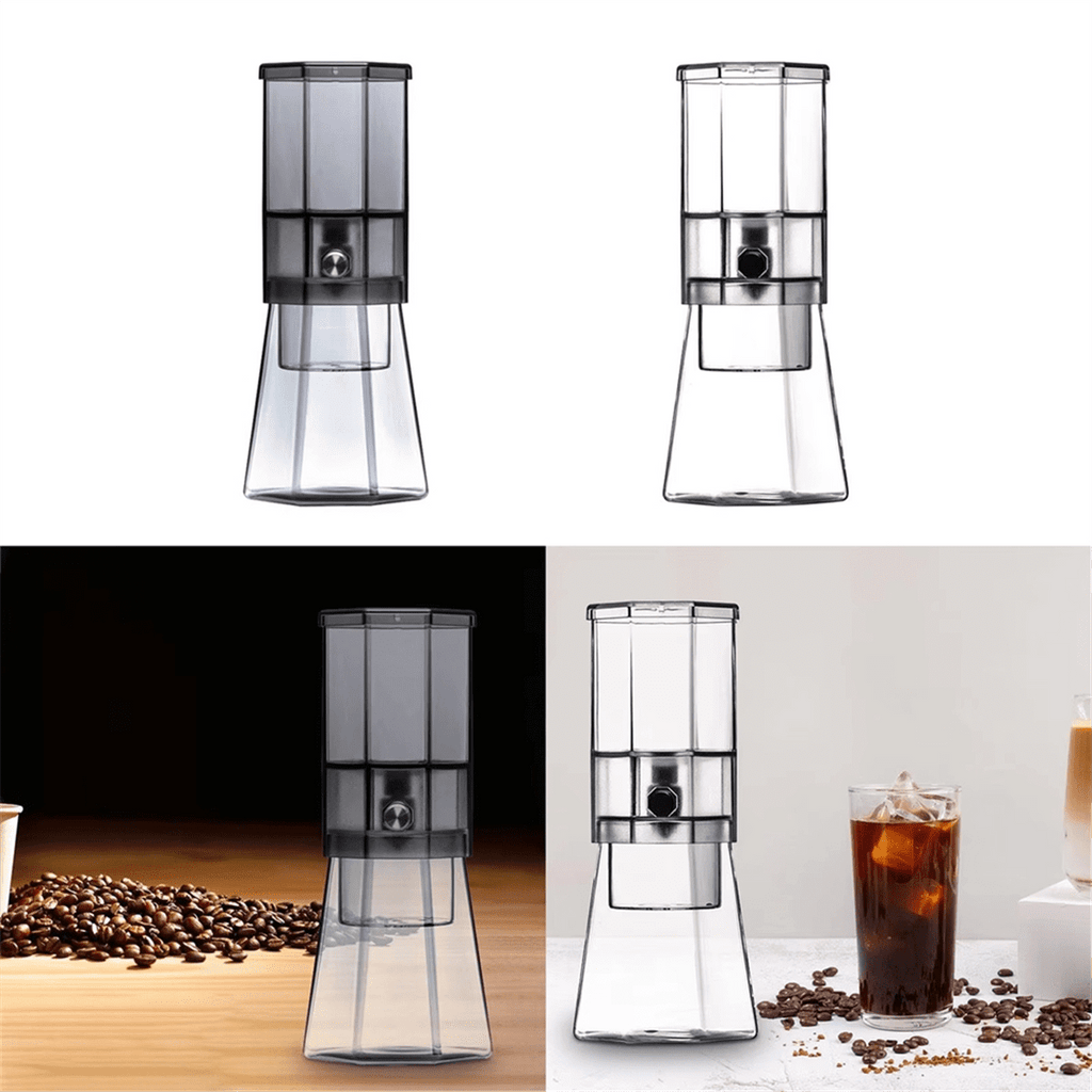 Portable Cold Brew Coffee Maker - Easy Clean, Ideal for Office, Camping &amp; Home Use, Protable &amp; Compact Design B,1 x Cold Brew Coffee Maker,Transparent